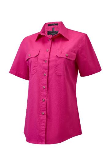 Women's Pilbara Open Front S/S Shirt