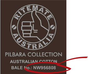 Ritemate Australia: Label example