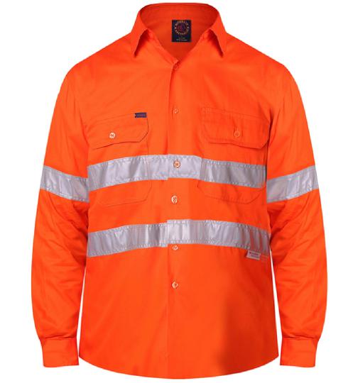 Open Front L/S 50MM Reflective Tape Open Front L/S 50MM Reflective Tape