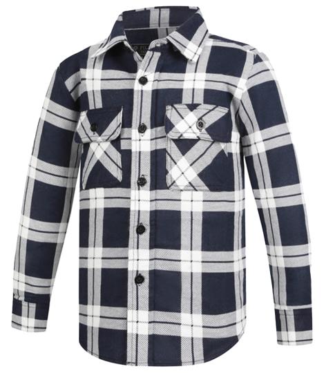 Flannelette Shirt Children's Closed Front
