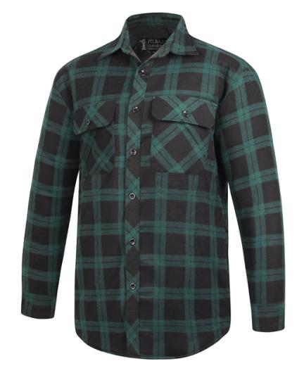 Open Front Flannelette Shirt