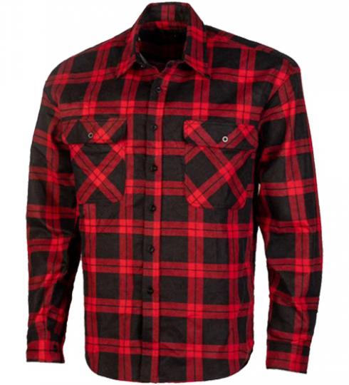 Open Front Flannelette Shirt