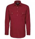 Mens Pilbara Closed Front L/S Shirt | RiteMate Workwear