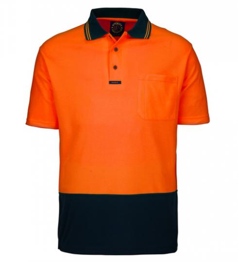 Hi viz short sleeve polo shirt