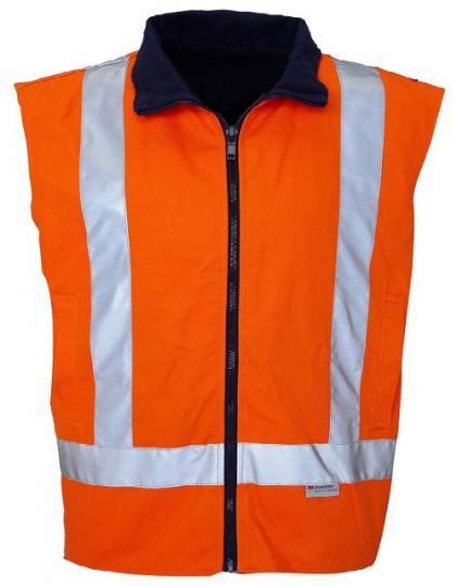 Reversible Vest With 50MM Reflective Tape