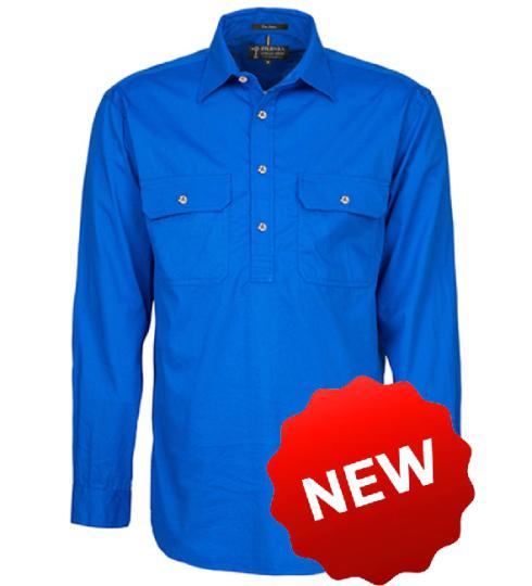 Men's Pilbara Heavy Weight Closed Front L/S Shirt