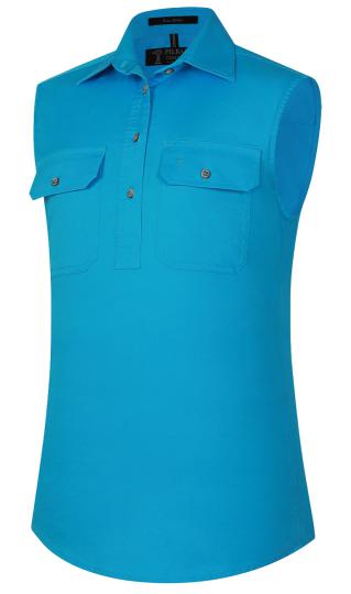 Pilbara Women's Closed Front Sleeveless Shirt