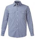 Navy-White Check