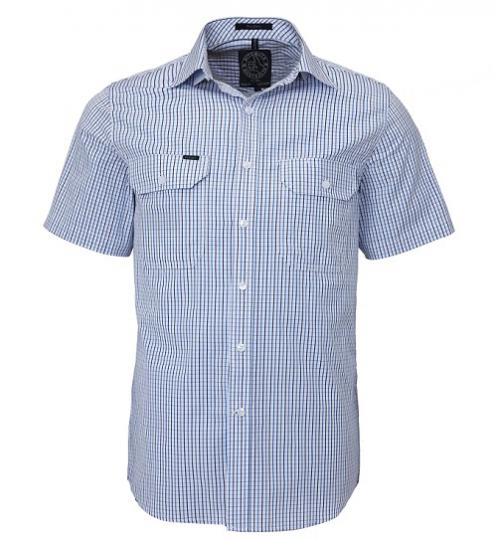 Pilbara Men's S/S Shirt, Double Pockets