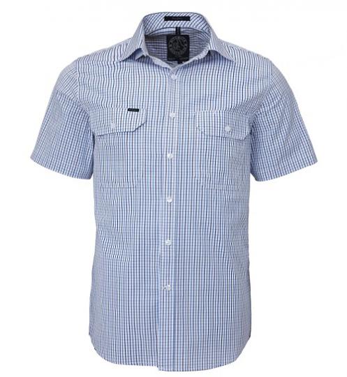 Pilbara Men's S/S Shirt, Double Pockets