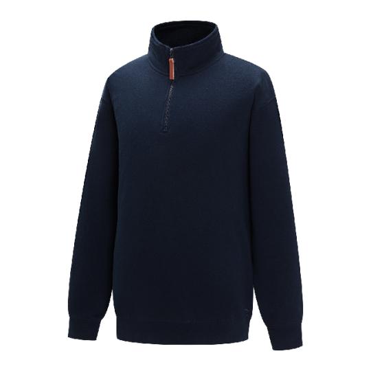 Pilbara Mens Classic Zipper C/F Fleece Pullover