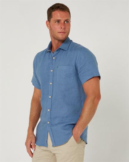 Pilbara Men's Linen S/S Shirt