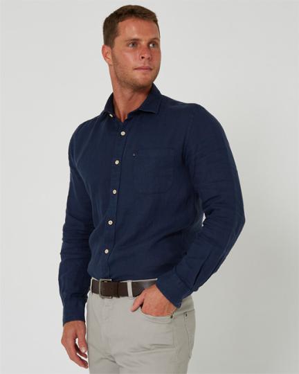 Pilbara Men's Linen L/S Shirt Pilbara Men's Linen L/S Shirt