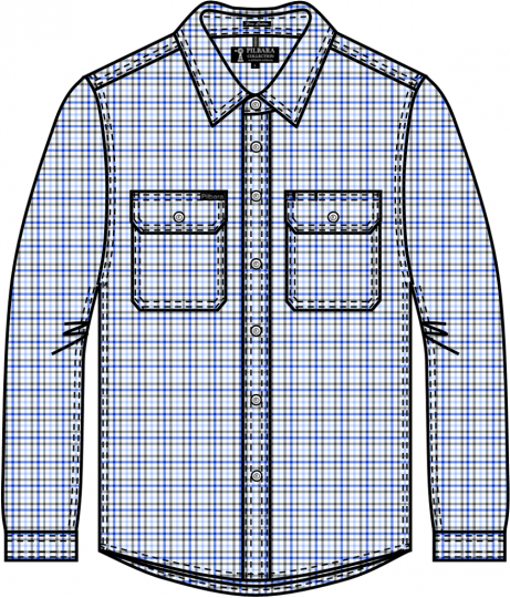 Mens Ultra Fine Cotton, Dual Pocket, L/S Shirt Mens Ultra Fine Cotton, Dual Pocket, L/S Shirt