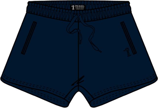 Ladies Modern Fit Fleece Track Short