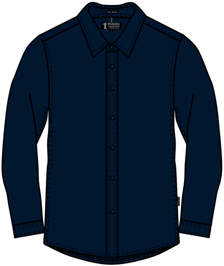 Pilbara Men's Premium Twill L/S Shirt