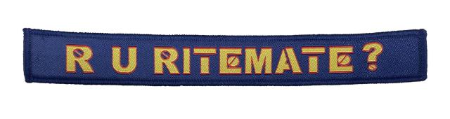 RMRU Woven Badge