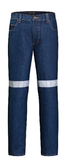 Men's Cotton Denim Jean 50MM Reflective Tape