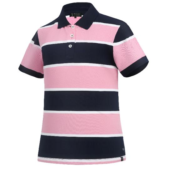 Pilbara Women's Y/D Striped Polo