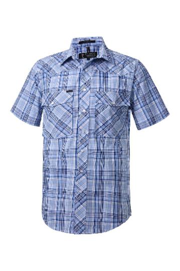 Pilbara Western Men's Snap Button S/S Shirt