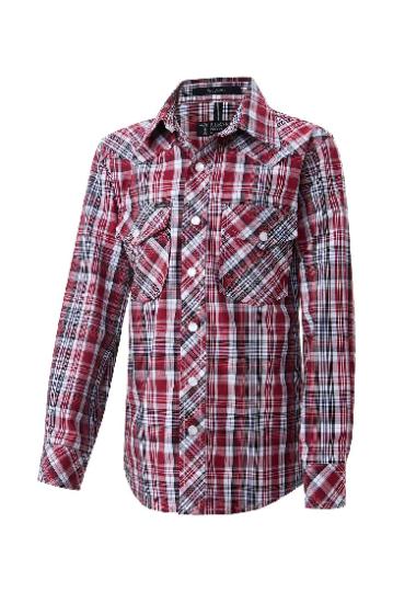 Pilbara Western Children's Snap Button L/S Shirt