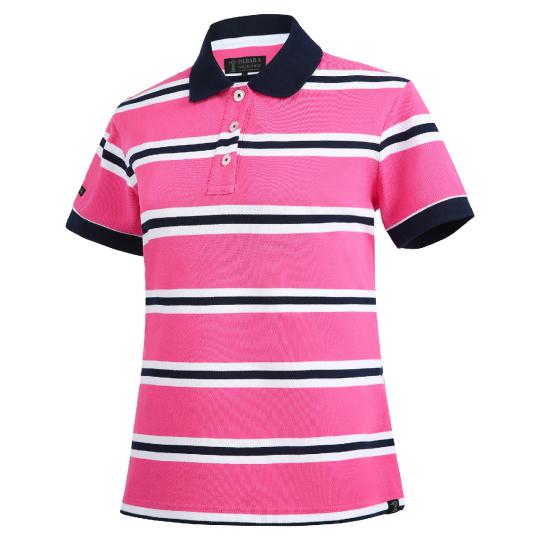 Pilbara Women's Y/D Striped Polo Pilbara Women's Y/D Striped Polo