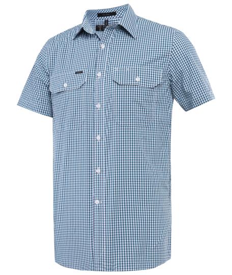 Pilbara Men's Y/D Check, Dual Pocket, S/S Shirt