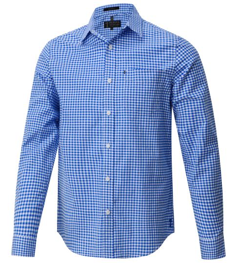 Pilbara Men's L/S Gingham Shirt Pilbara Men's L/S Gingham Shirt