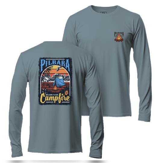 Pilbara Men's Campfire L/S T-Shirt