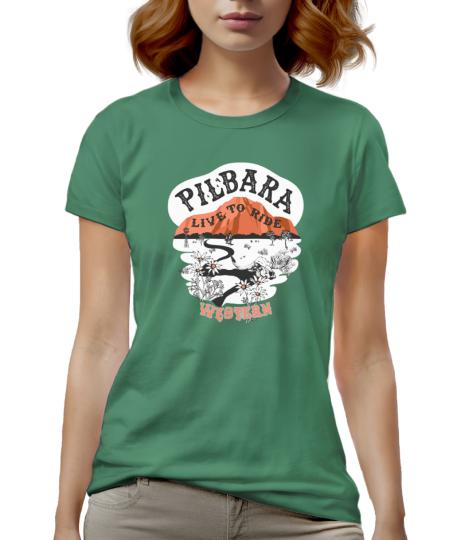 Pilbara Women's Live to Ride T-Shirt
