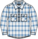 Blue-Brown-White