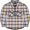 Navy-Yellow-White