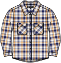 Navy-Yellow-White