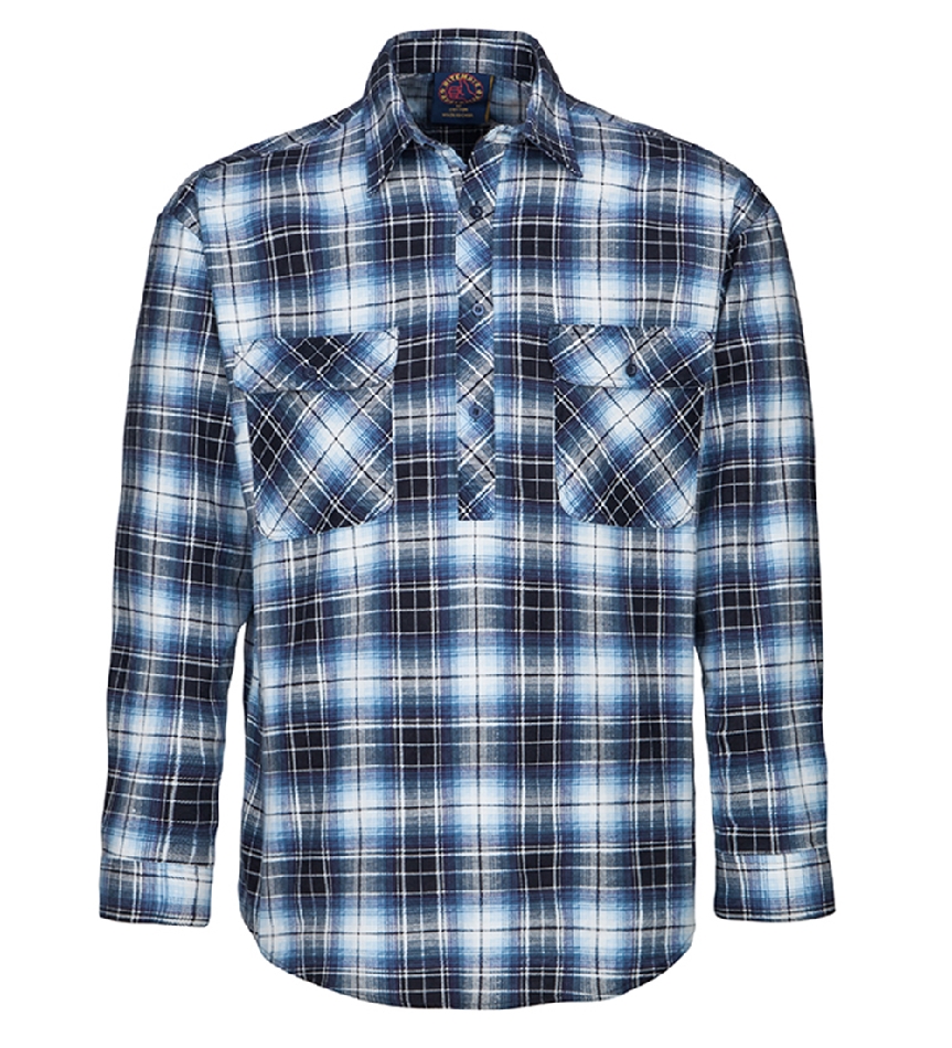 Closed Front Flannelette Shirt RiteMate Workwear