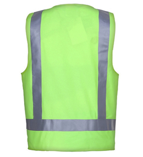 Green safety reflective vest store