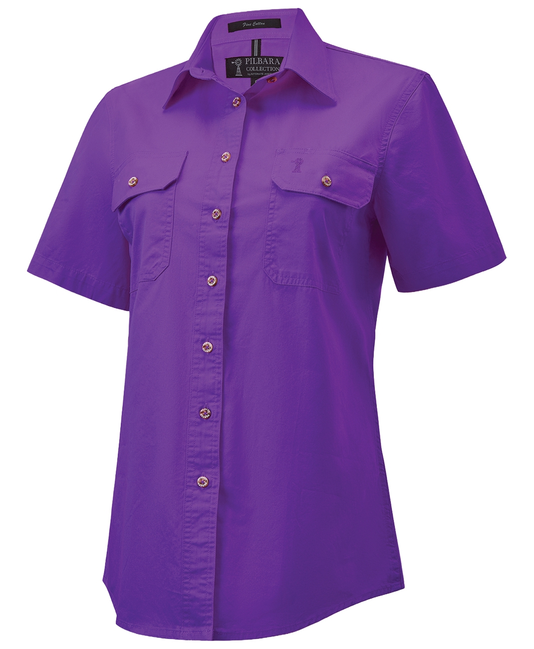 Women's Pilbara Open Front S/S Shirt RiteMate Workwear