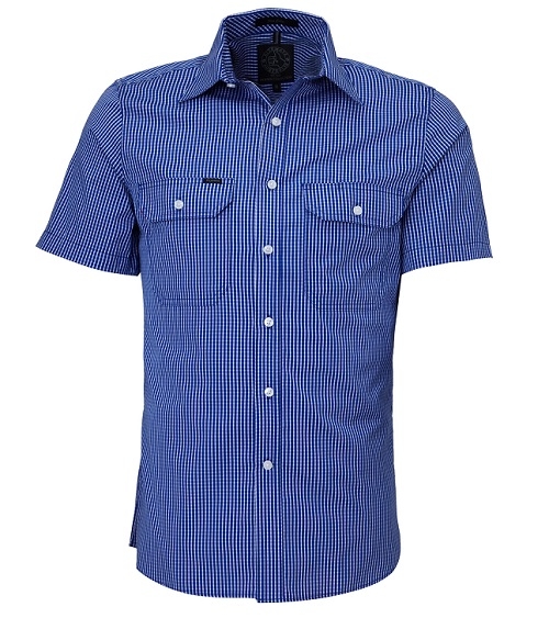 Pilbara Men's S/S Shirt, Double Pockets | RiteMate Workwear