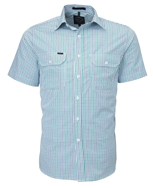 Pilbara Men's S/S Shirt, Double Pockets | RiteMate Workwear